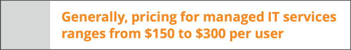 pricing for managed it services