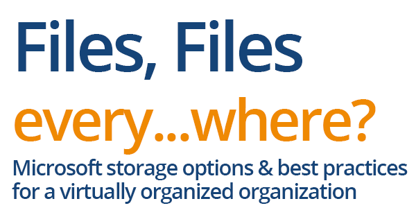 Upcoming Event: File Sharing in the Cloud