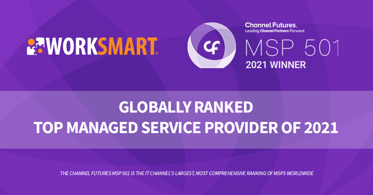 WorkSmart ranked on Channel Futures MSP 501