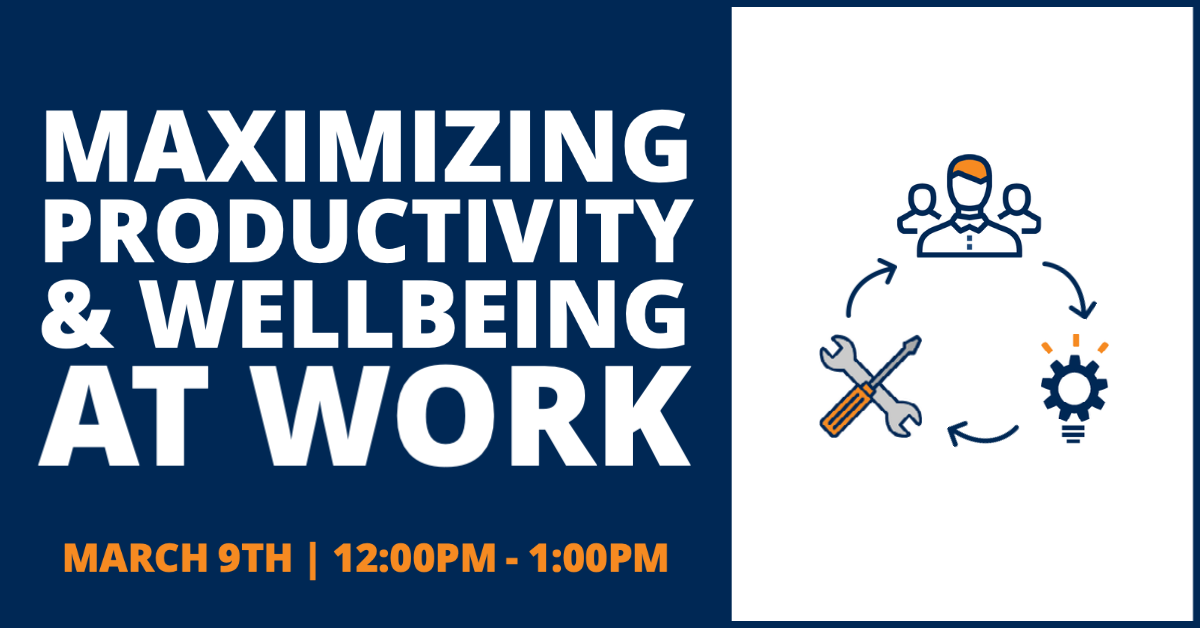 Maximizing Productivity and Wellbeing at Work