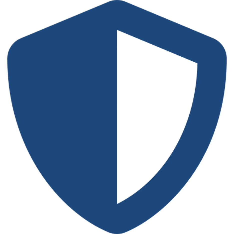 Cybersecurity Blue Icon